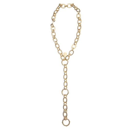 LARIAT MULTI STYLE CHUNKY LINK CHAIN