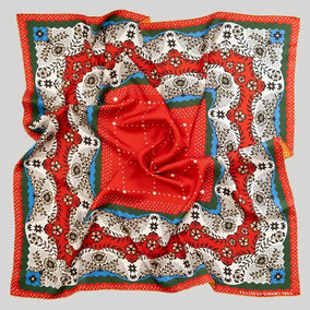 Twofer Silk Scarf - Embrace
