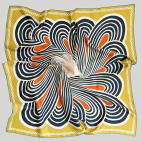 Twofer Silk Scarf - Spiral