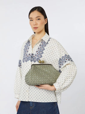 PANCIA HANDBAG- SAGE GREEN
