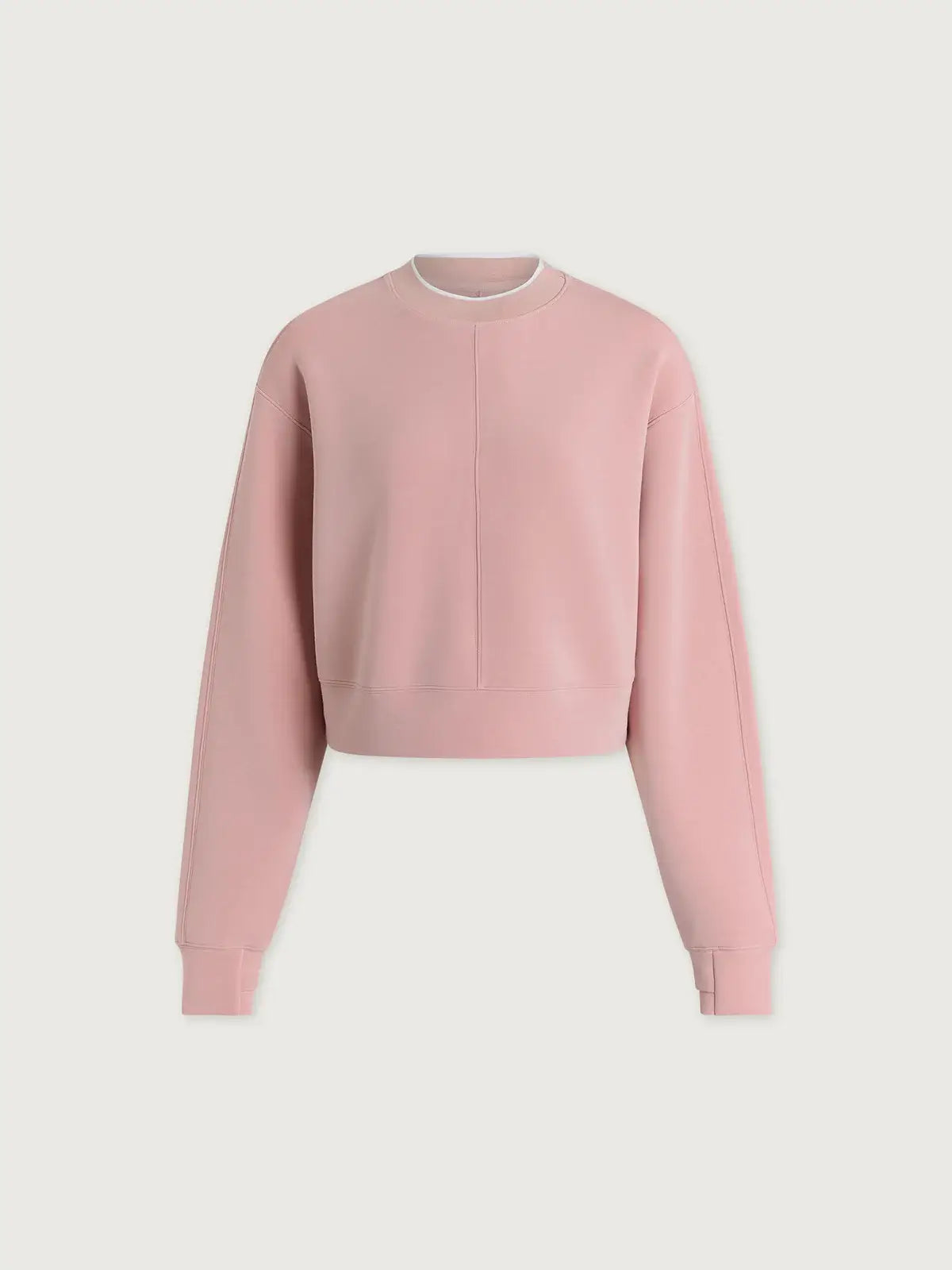 TASMIN CROPPED SWEAT- ZEPHYR MAUVE