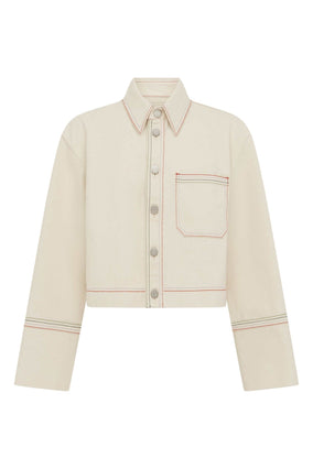 NORMA CROPPED DENIM JACKET