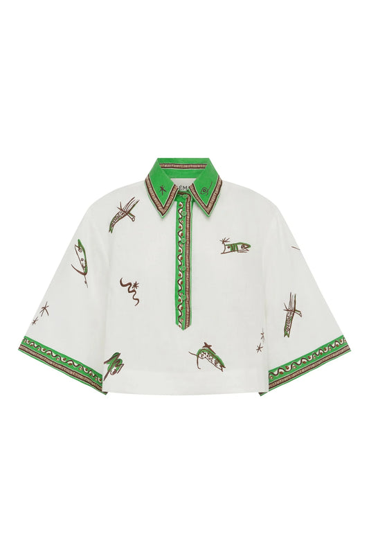 WANDA EMBROIDERED SHIRT