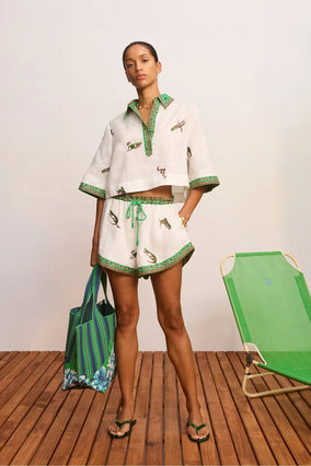 WANDA EMBROIDERED SHORT