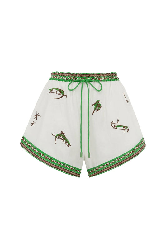 WANDA EMBROIDERED SHORT