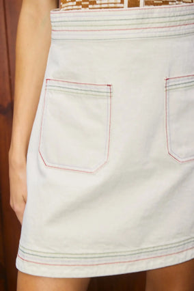 NORMA DENIM MINI SKIRT