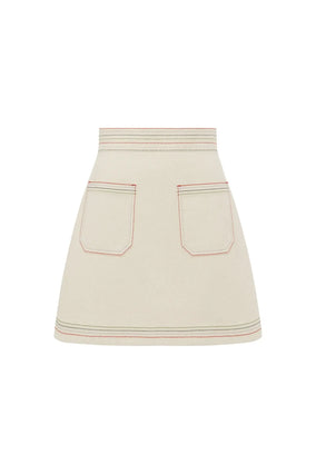 NORMA DENIM MINI SKIRT