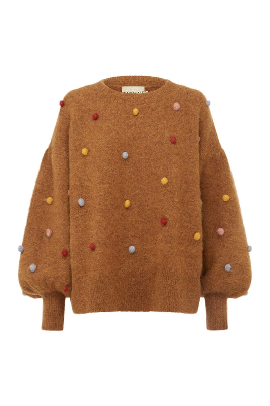 ELIA TOBACCO BALLOON SWEATER