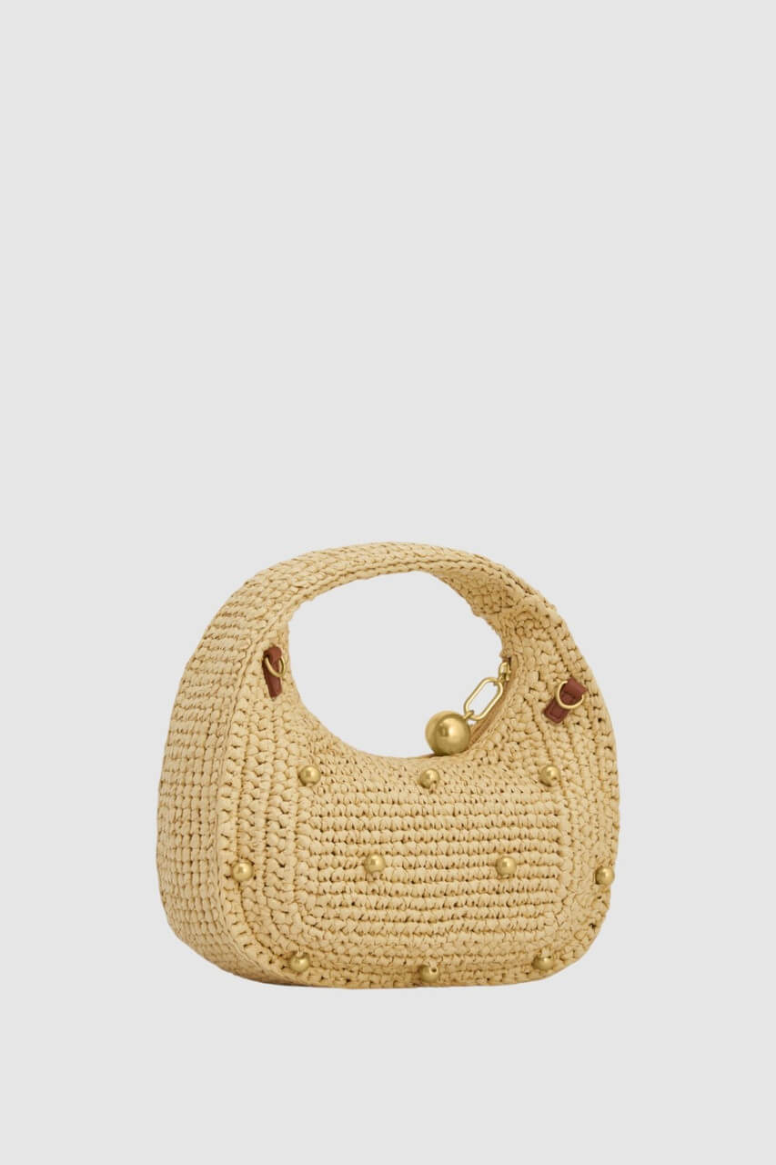 CLARA STRAW MINI BAG