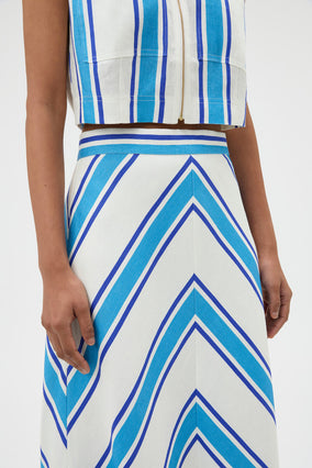 SHORE STRIPE SKIRT