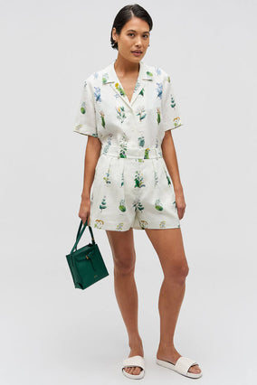 GREENHOUSE FLORAL CAMP SHIRT