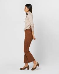 FAYE CROPPED SEAMED PANT