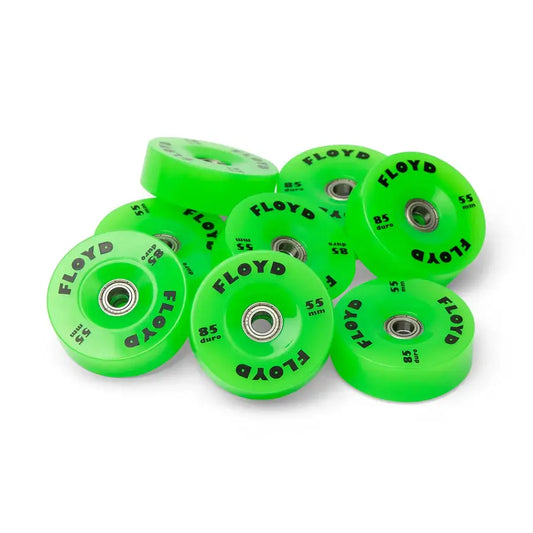 FLOYD WHEEL SET, LASER GREEN