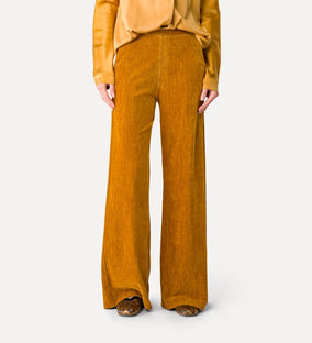 DOUBLE VELVET HIGH WAIST PANTS