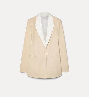 WOOL BLEND CANVAS JACKET