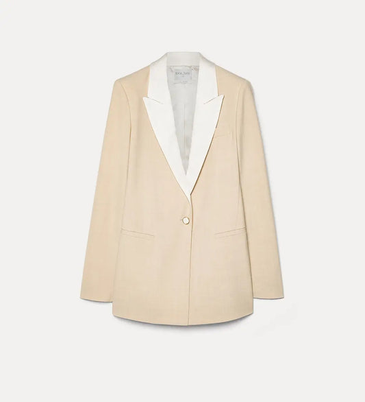 WOOL BLEND CANVAS JACKET