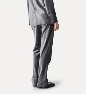 STRETCH VELVET FLARE PANTS