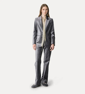 STRETCH VELVET FLARE PANTS