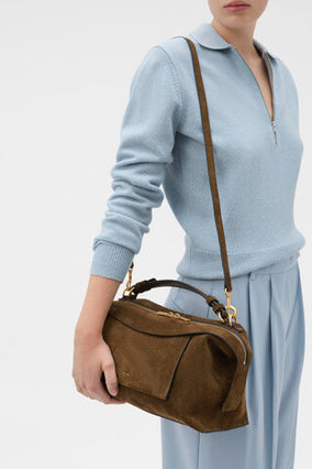 MICA LARGE BOWLER SUEDE