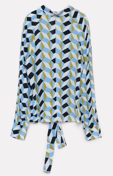 GRAPHIC VOLUMES BLOUSE