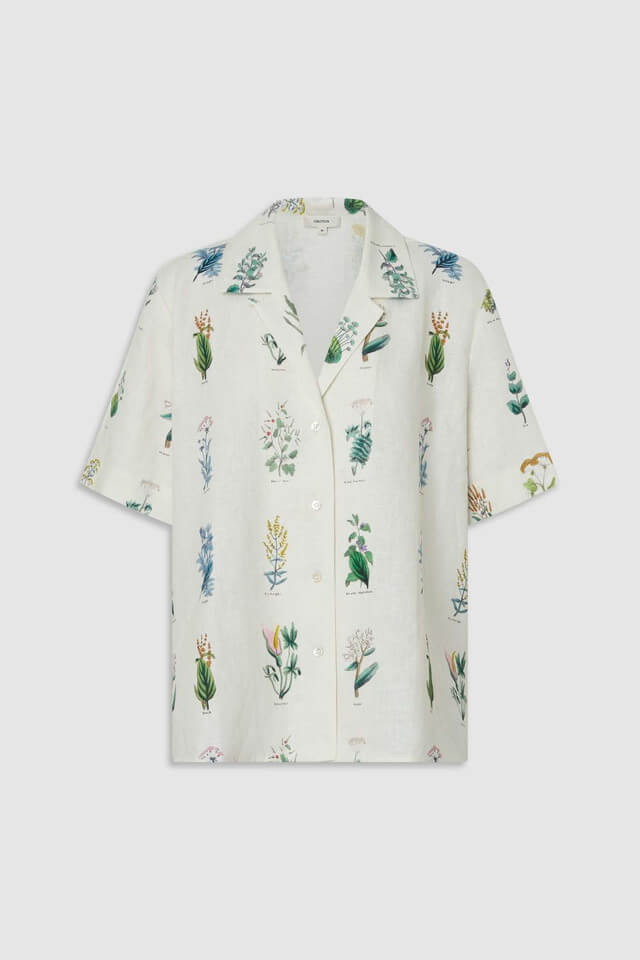 GREENHOUSE FLORAL CAMP SHIRT