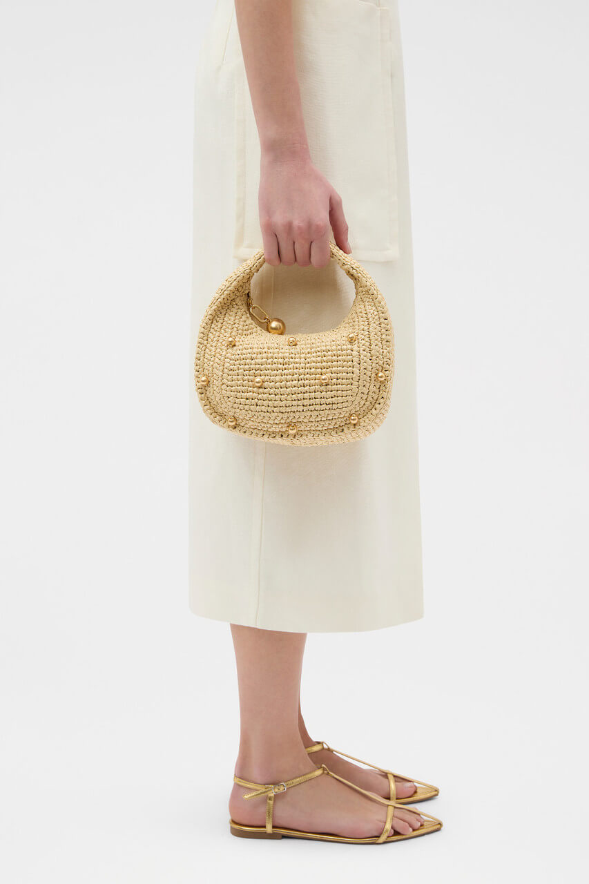CLARA STRAW MINI BAG