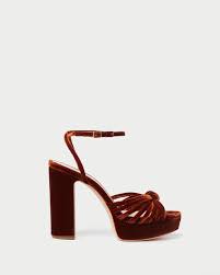 RIVKA LEATHER KNOT PLATFORM SANDAL