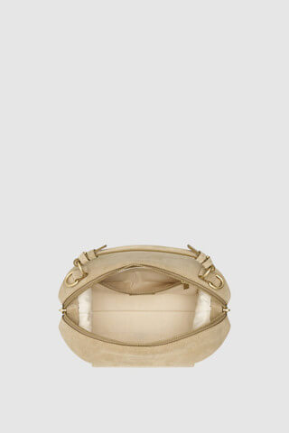 MICA SMALL BOWLER SUEDE IN CAPER