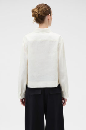 RIBBON TRIM SHIRT