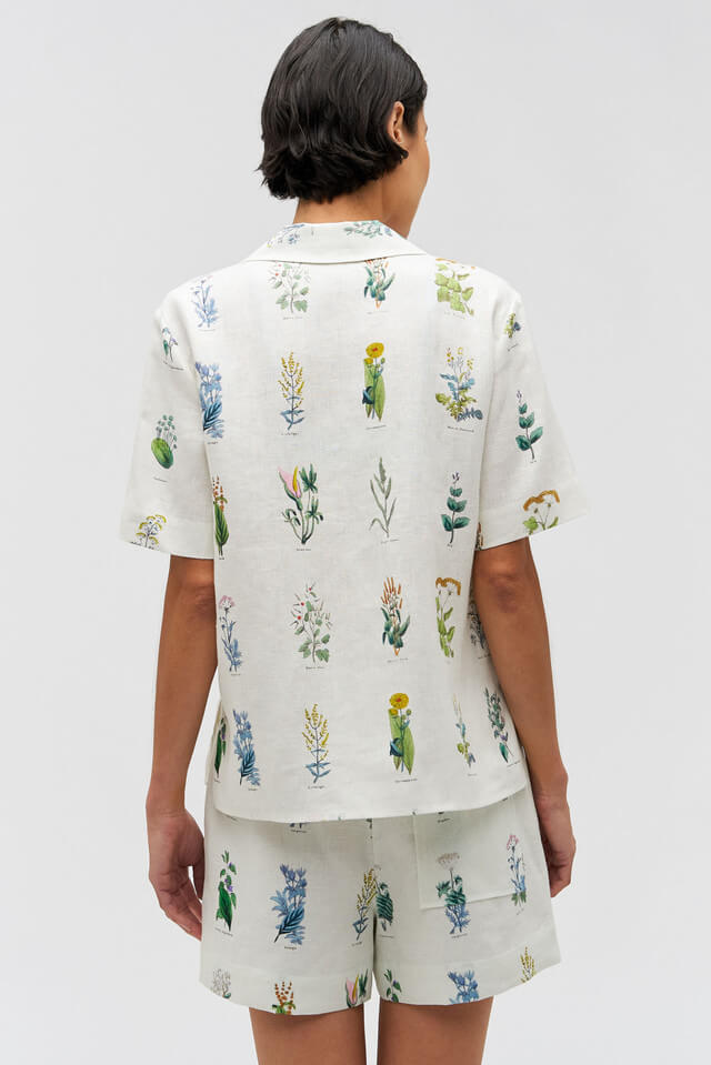 GREENHOUSE FLORAL CAMP SHIRT