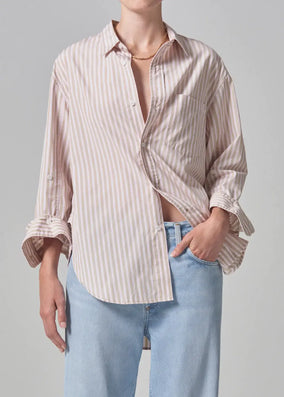 KAYLA SHIRT IN MESA STRIPE