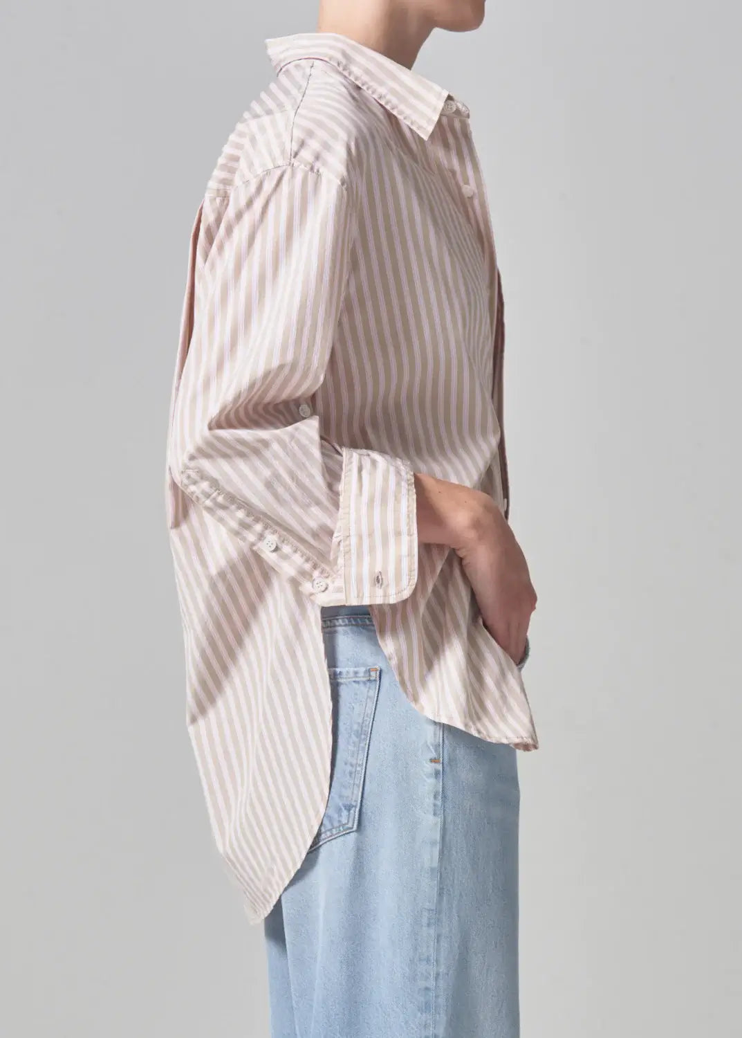 KAYLA SHIRT IN MESA STRIPE