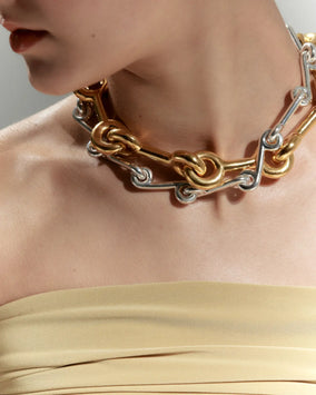 CHUNKY CUMULUS KNOT COLLIER