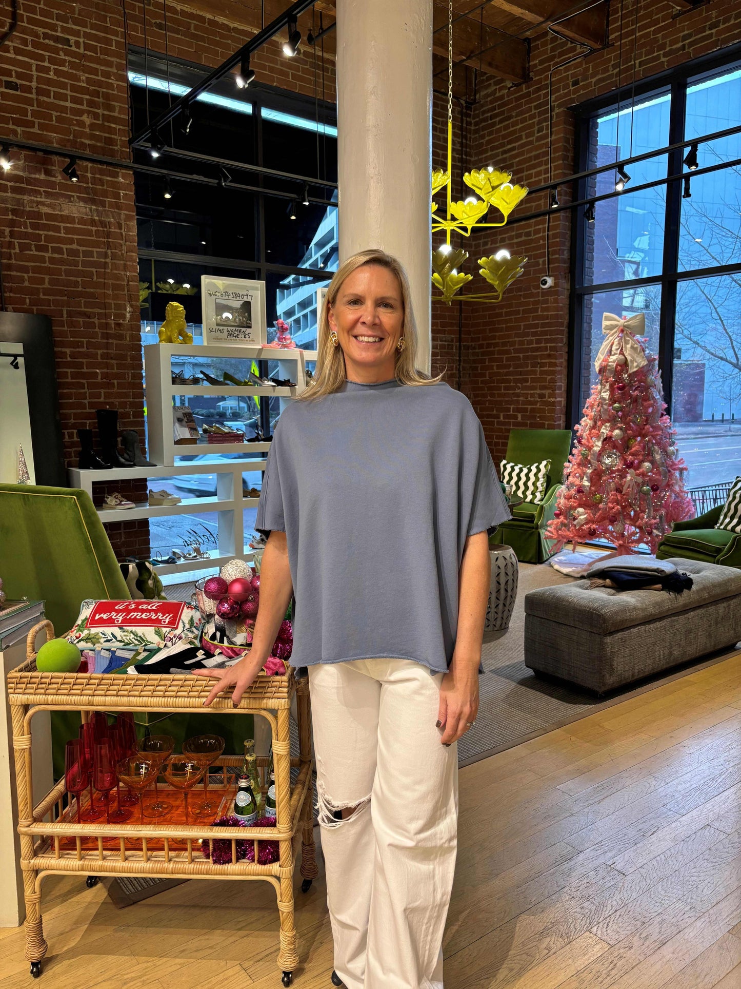 AUDREY FUNNEL NECK CAPELET