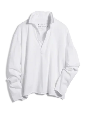 PATRICK POPOVER HENLEY IN WHITE