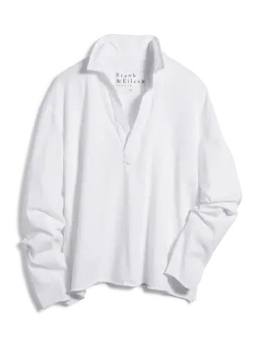 PATRICK POPOVER HENLEY IN WHITE