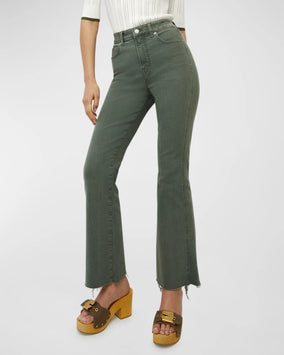CARSON ANKLE FLARE W/ RAW HEM