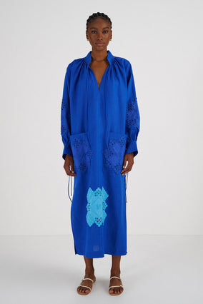 EMBROIDERED PATCH  DRESS