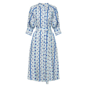 SWALLOW PRINT DRESS