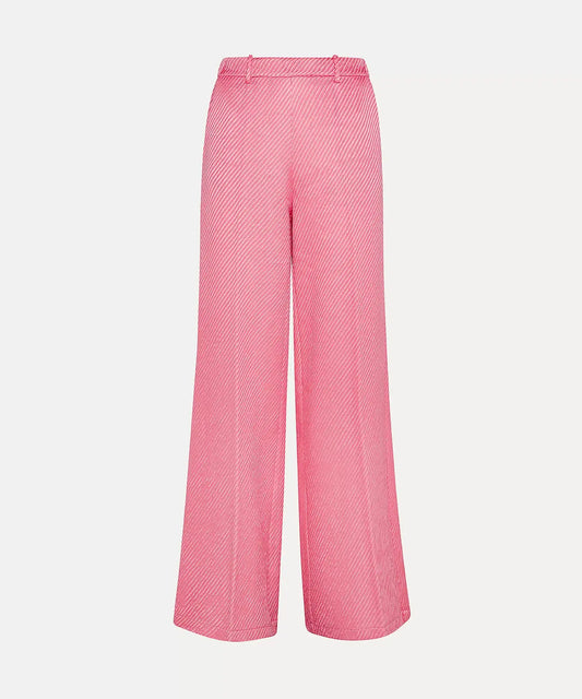 DIAGONAL STRUCTURE COUTURE PALAZZO PANTS