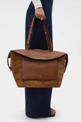MICA MEDIUM TOTE SUEDE