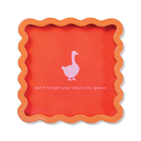 SILLY GOOSE LAQUER TRAY