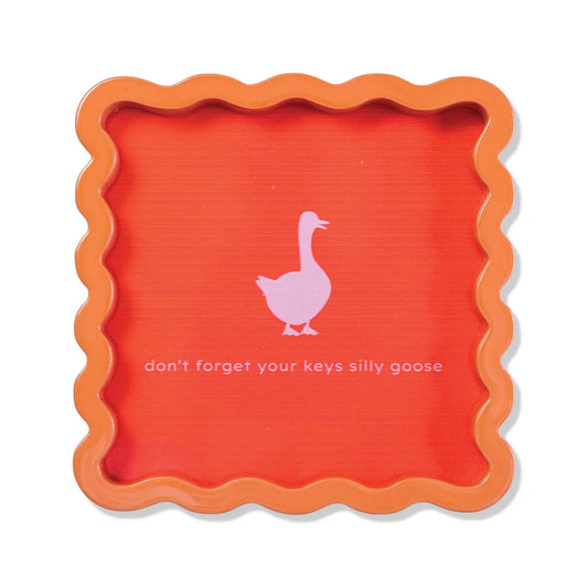 SILLY GOOSE LAQUER TRAY