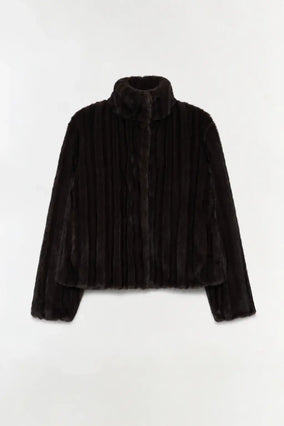 Sudie Short Jacket - Dark Chocolate