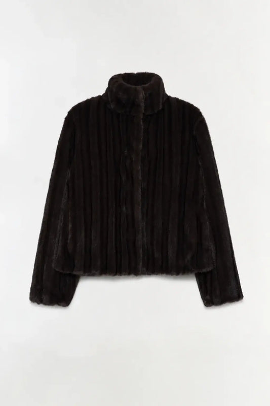 Sudie Short Jacket - Dark Chocolate