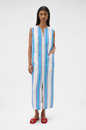 SHORE STRIPE DAY DRESS