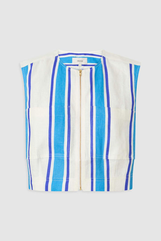 SHORE STRIPE SHELL TOP