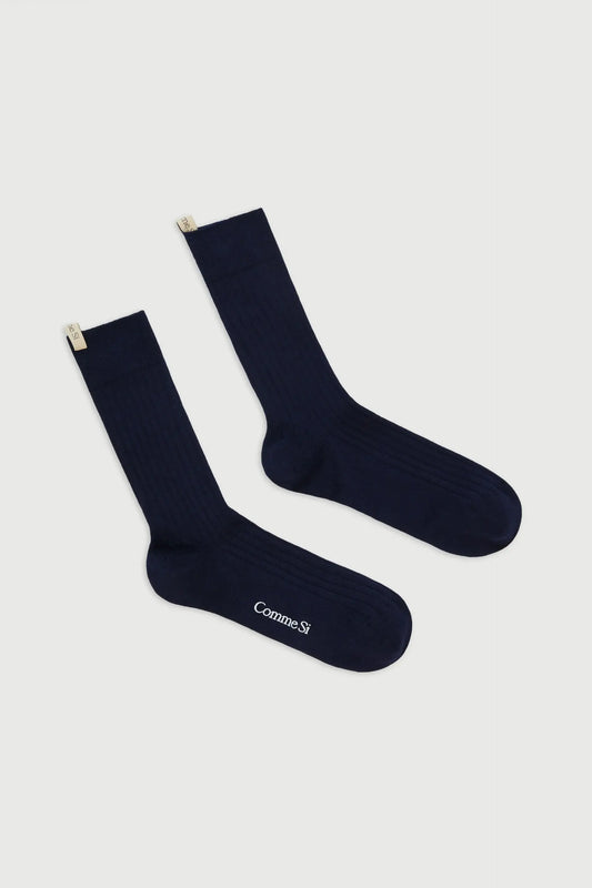 THE YVES SOCK - NAVY