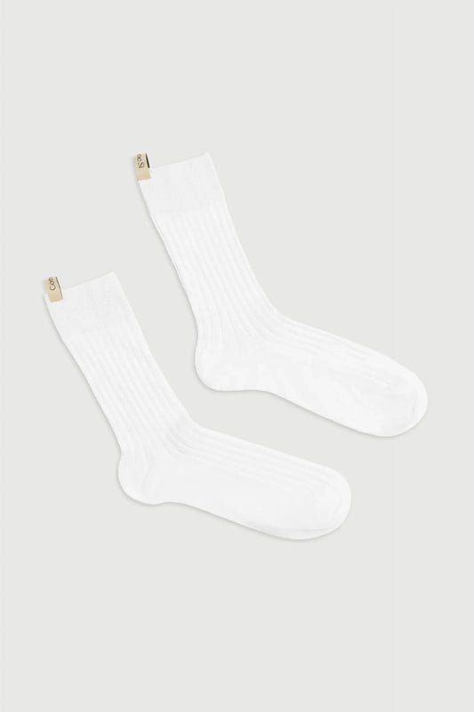 THE YVES SOCK - WHITE