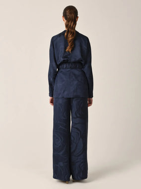 Vagogna Jacket - Navy Jacquard - S